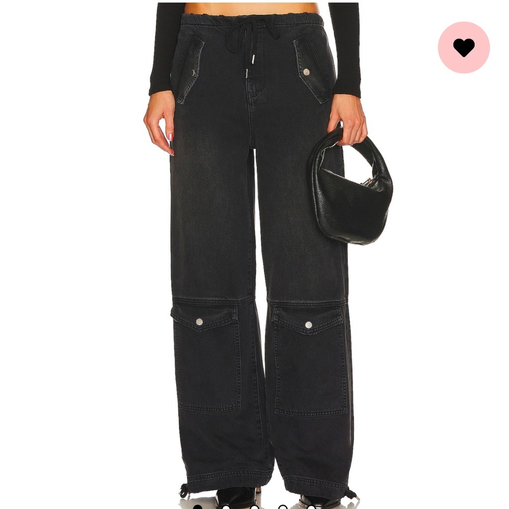 Alix Wide Leg Drawstring Cargo in St Marks
GRLFRND